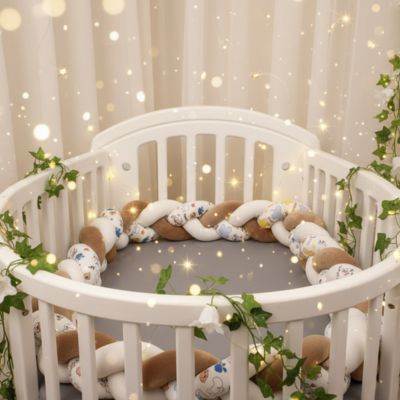 Tresse de lit bebe | Rêve biscuit & menthe