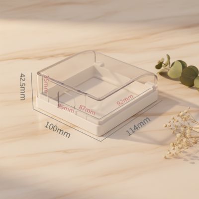 Cache prise bébé transparant sol marbre dimension fleur feuilles