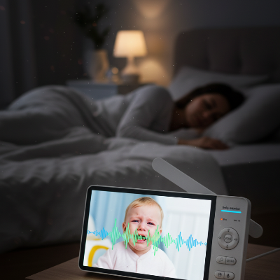Mode VOX cam bebe Astrée chambre maman nuit bébé pleur