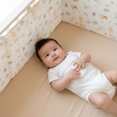 Tour de lit bébé garcon grenouillere bassinette