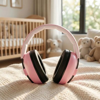 casque anti bruit pour bebe rose lit